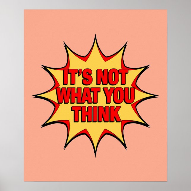 It's Not What You Think  Poster (Front)