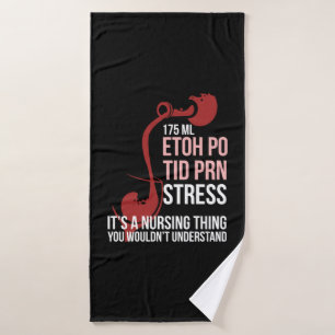 It's Nurse Thing Tshirt Funny Registered Nurse Say Bath Towel
