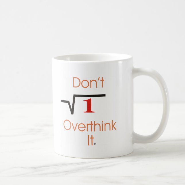 It's obvious. coffee mug (Right)