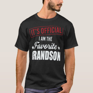 It's Official I Am The Favourite Grandson Mother's T-Shirt