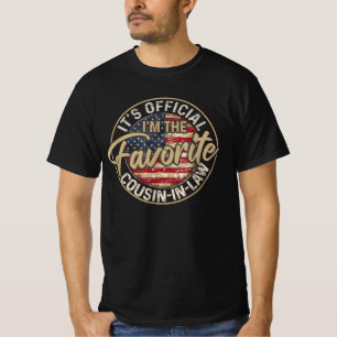 It's Official I'm The Favourite Cousin-In-Law T-Shirt