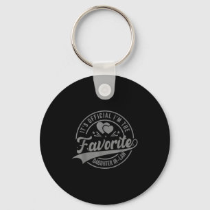 Its Official Im The Favourite Daughter-in-law Funn Key Ring