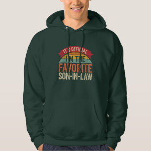 It's Official I'm The Favourite Son-In-Law Hoodie
