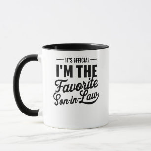 It's Official I'm The Favourite Son-In-Law Mug
