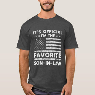 It's Official I'm The Favourite Son-In-Law T-Shirt