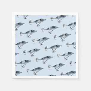 It's O'fishal Fishing Boy Birthday Napkin