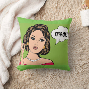 It's Ok  DecorativeThrow Pillow