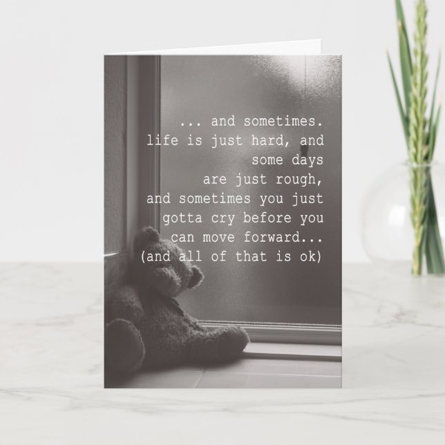 it's OK not to be OK Encouragement Card (Front)