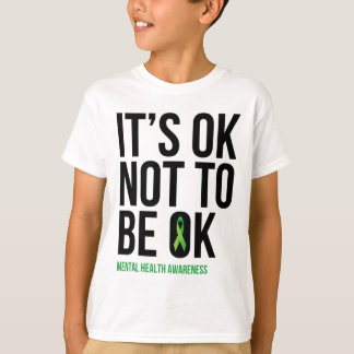 It's Ok Not To Be Ok - Mental Health Awareness Rib T-Shirt