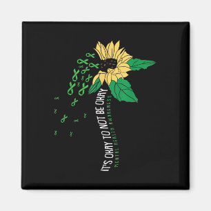 Its Ok Not To Be Ok Mental Health Awareness Sunflo Magnet