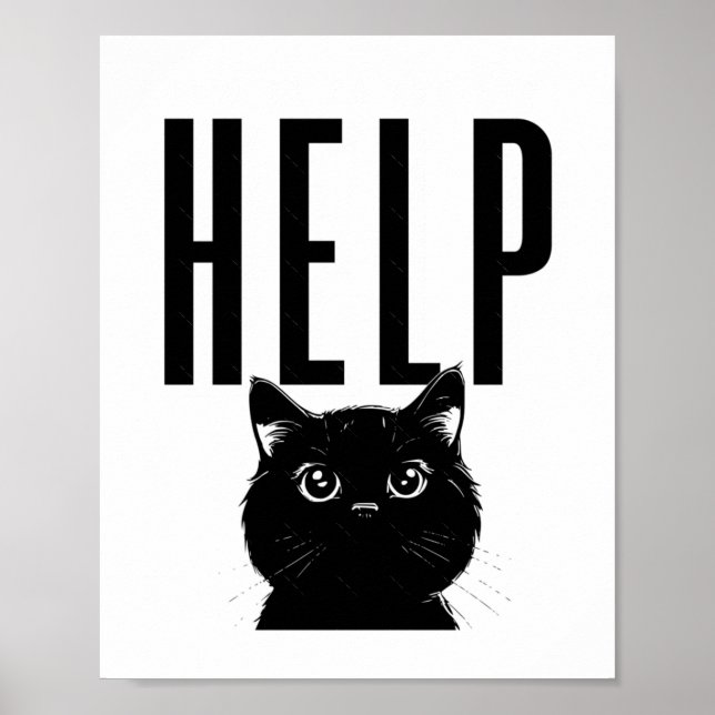 It's Ok To Ask For Help Sticker3  Poster (Front)