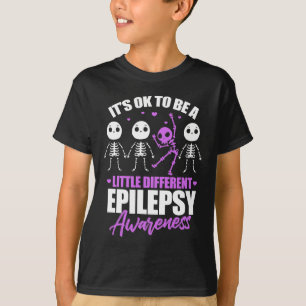 Its Ok To Be A Little Different Epilepsy Awareness T-Shirt