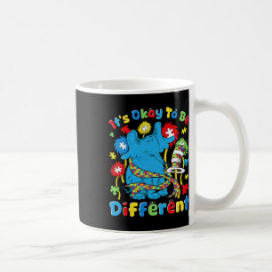 It's Ok To Be Different Autism Awareness Elephant Coffee Mug