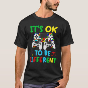 It's Ok To Be Different Autism Awareness Month Boy T-Shirt