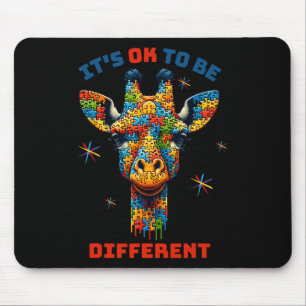 Its Ok To Be Different Autism Awareness Mouse Pad
