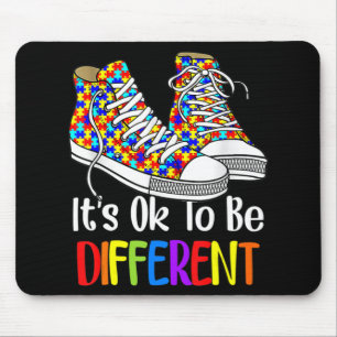 It's Ok To Be Different Autism Awareness Puzzle Sh Mouse Pad