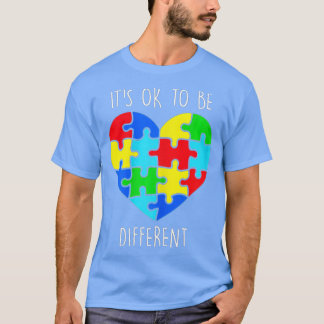 It's Ok To Be Different Autistics Rainbow Autism A T-Shirt