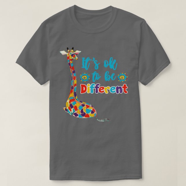 Its ok to be Different for Children T-Shirt (Design Front)