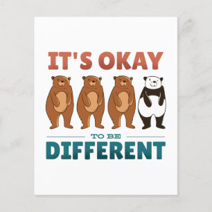 It's OK to be different Invitation