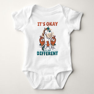 It's OK to be different Invitation Baby Bodysuit