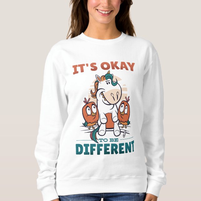 It's OK to be different Invitation Sweatshirt (Front)