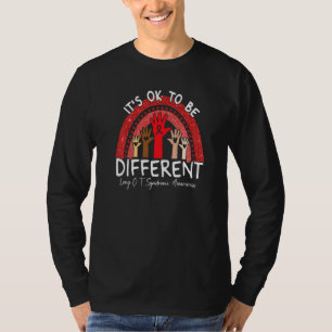 It's Ok To Be Different Long Q Syndrome Awareness  T-Shirt