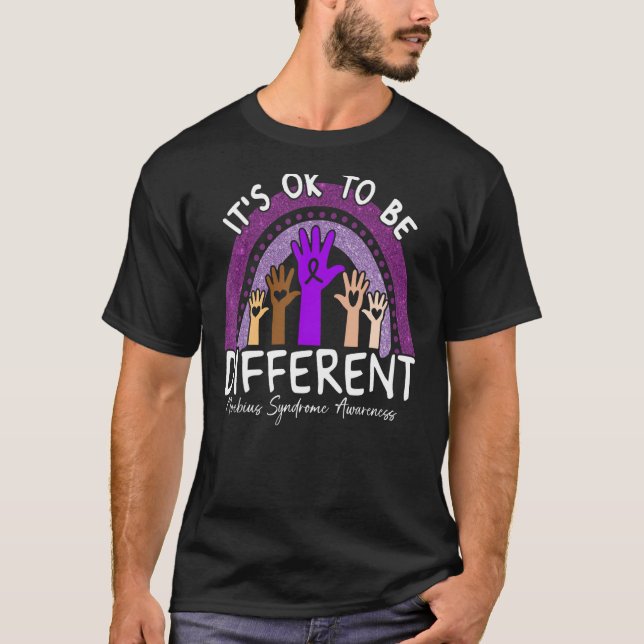 It's Ok To Be Different Moebius Syndrome Awareness T-Shirt (Front)