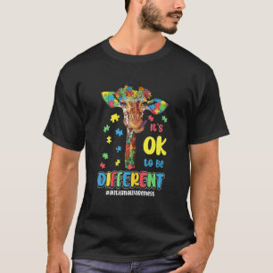 Its Ok To Be Different Puzzle ASD Autism Awareness T-Shirt