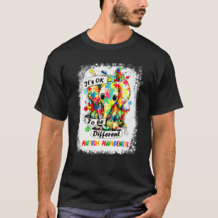 It's Ok To Be Different Puzzle Elephant Autism Awa T-Shirt