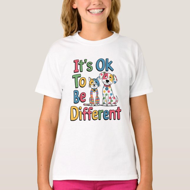 It's ok to be different T-Shirt (Front)