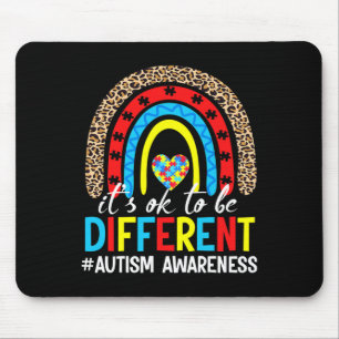 It's Ok To Be Diffrent Autism Autism Awareness Day Mouse Pad