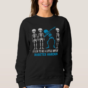 Its Ok To Be Little Different Diabetes Awareness T Sweatshirt