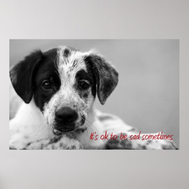 It's ok to be sad poster (Front)