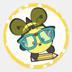 It's OK to BEE a Smarty! Classic Round Sticker