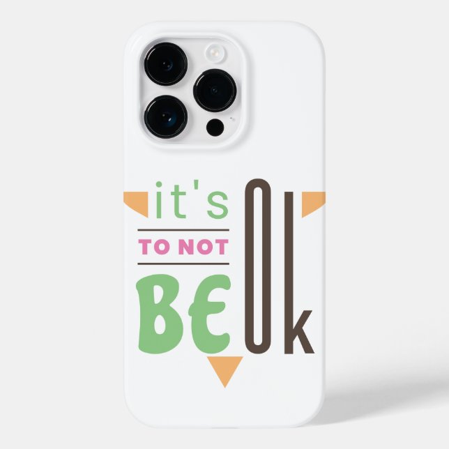 It's ok to not be ok Case-Mate iPhone case (Back)