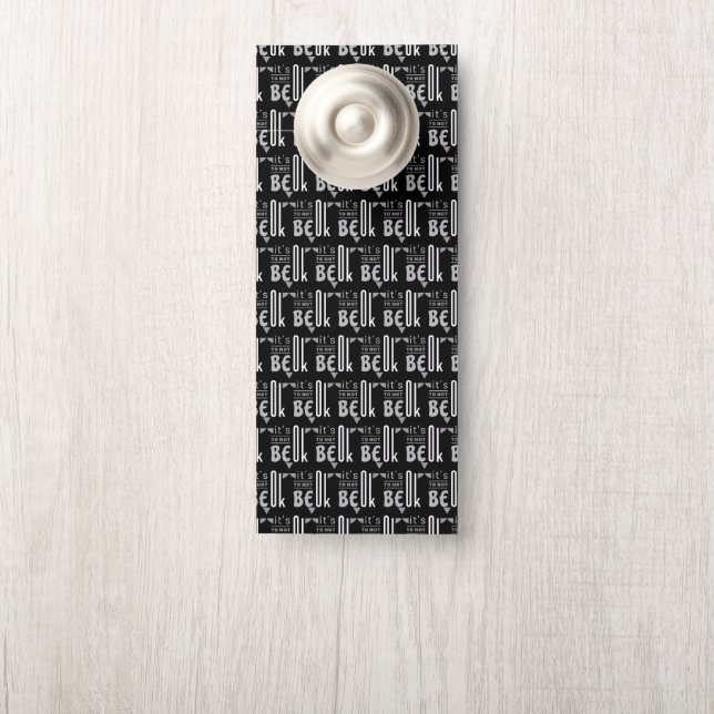 It's OK to not be OK Door Hanger (On Knob)