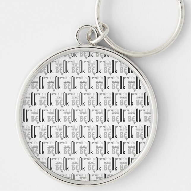 It's OK to not be OK Key Ring (Front)