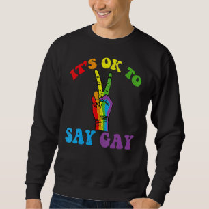 It's Ok To Say Gay Florida It's Ok To Say Gay Lgb Sweatshirt