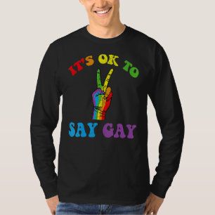 Its Ok To Say Gay Florida Its Ok To Say Gay Lgbt T-Shirt