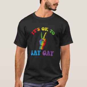 Its Ok To Say Gay Florida Its Ok To Say Gay Lgbt T-Shirt