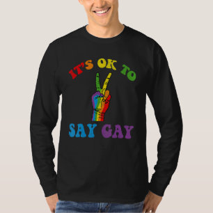 Its Ok To Say Gay Florida Its Ok To Say Gay Lgbt T-Shirt