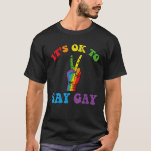 Its Ok To Say Gay Florida Its Ok To Say Gay Lgbt T-Shirt