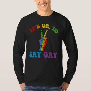 Its Ok To Say Gay Florida Its Ok To Say Gay Lgbt T-Shirt