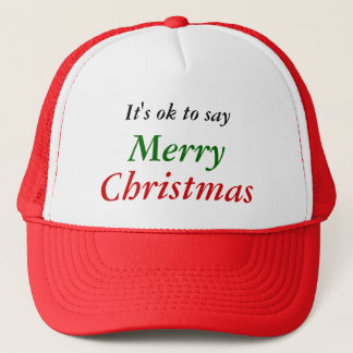 It's ok to say Merry Christmas Cap