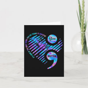 Its Okay If The Only Thing You Do Today Is Breathe Card