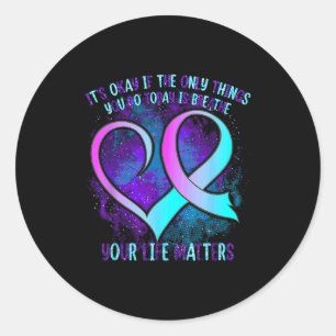 It's Okay If The Only Things You Do Today Is Breat Classic Round Sticker