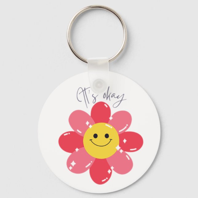 It's okay  key ring (Back)