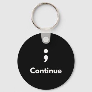 Its Okay Not To Be Okay Semicolon Mental Health Aw Key Ring