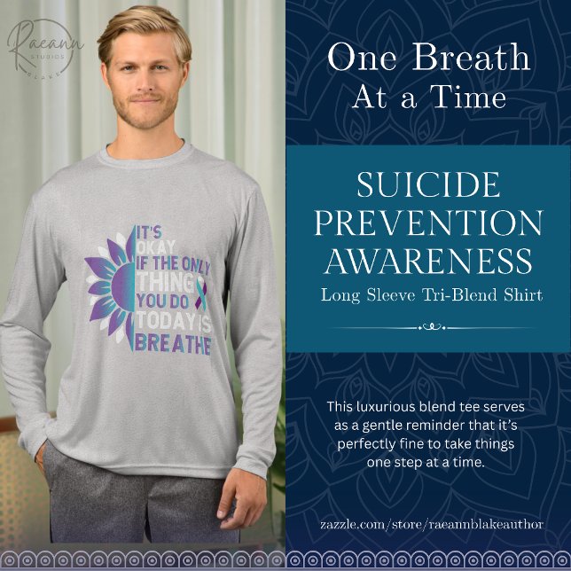 'It's Okay' Suicide Prevention Awareness  Tri-Blend Shirt (Creator Uploaded)