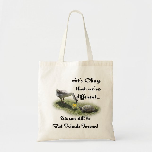 It's Okay That We're Different... Tote Bag (Front)